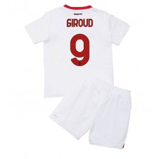 AC Milan Olivier Giroud #9 Bortaställ Barn 2022-23 Korta ärmar (+ Korta byxor)
